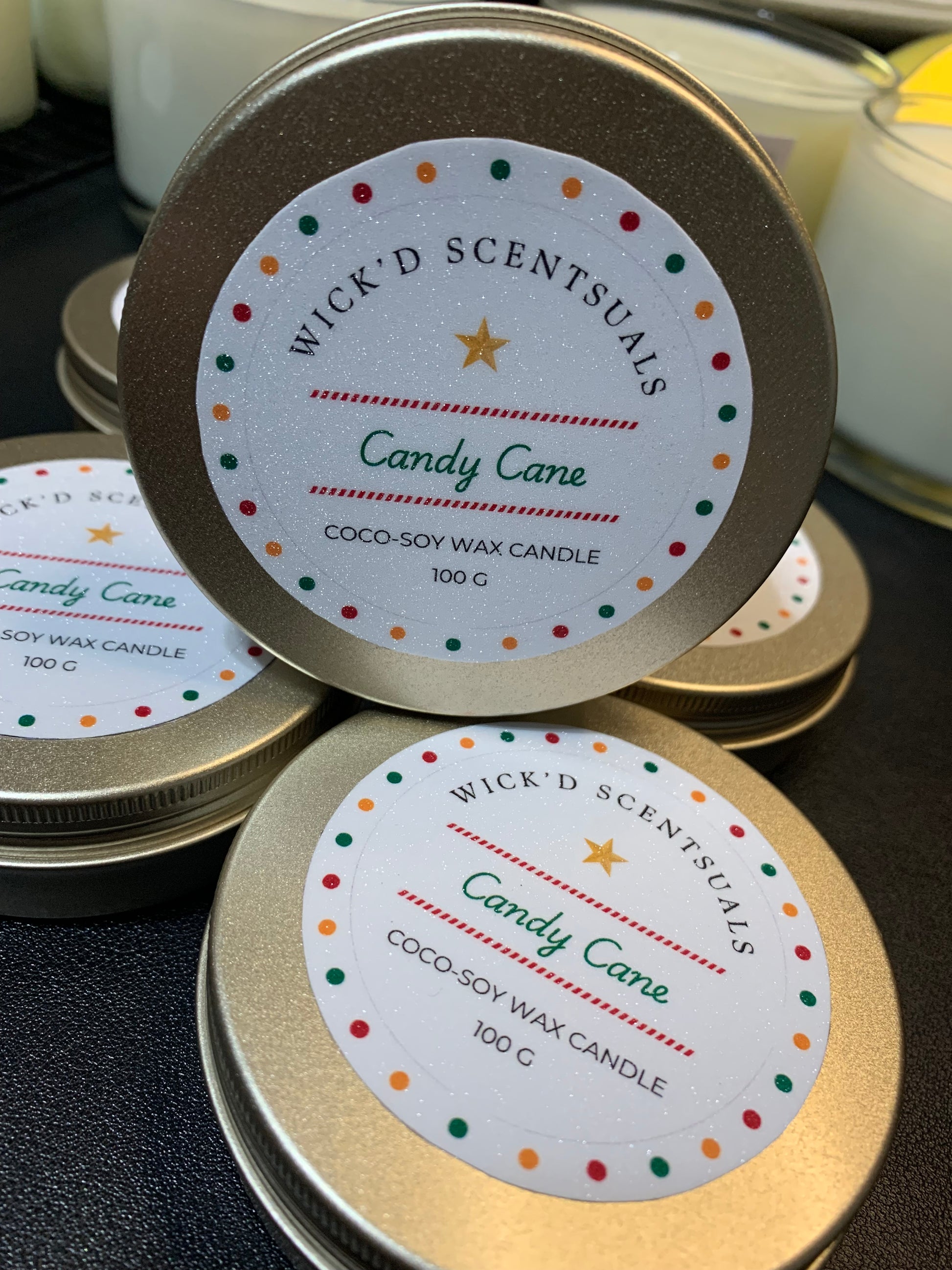 Candy Cane - Wick'd Scentuals Candle Co.